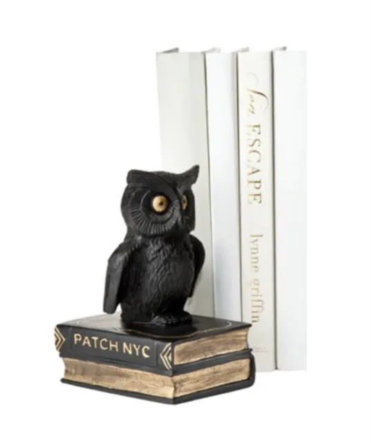 Patch NYC Owl Bookend Halloween New York