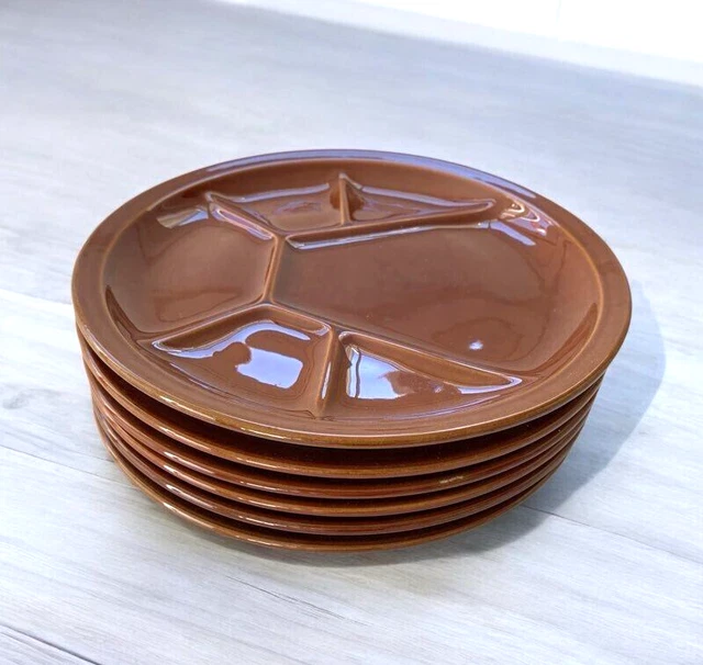Assiette Compartimentée Tupperware Avec Cloche – Vintage Vert – Rare