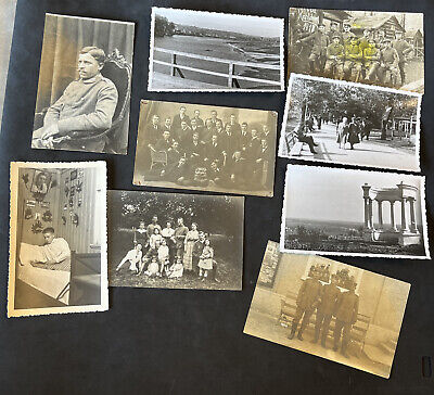 WWI WWII WW2 German Mixed Photo Military Soldiers Postcard Lot