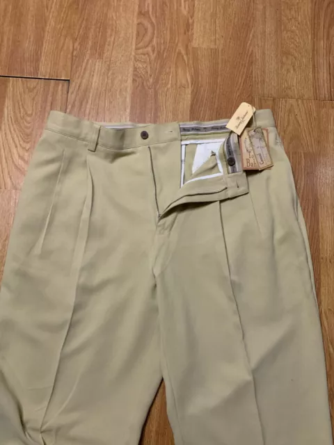 Tommy Bahama Pants Mens 36x34 Beige Tan Silk Chino Golf Preppy Parchment New