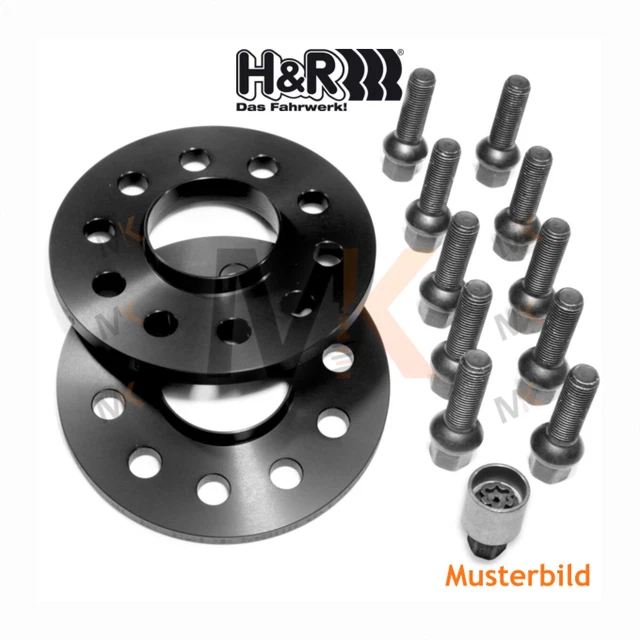 H&R Élargissement Noir Dr 24mm / Axis ABE pour VW Tiguan AD1 AX1 2016-2023