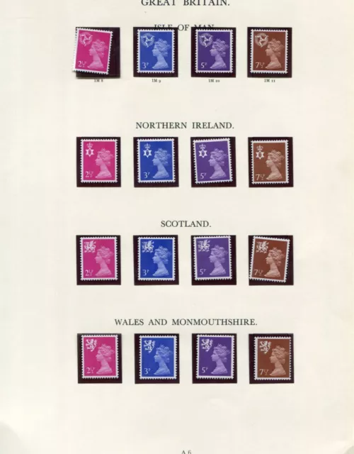 GB QEII Definitives Regionals Booklet Panes etc to £1 120 Stamps