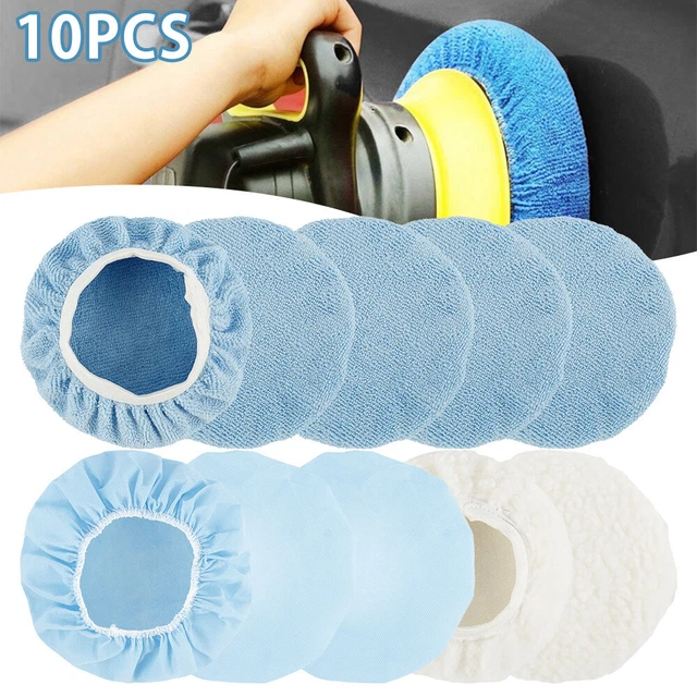 AU 10X CAR Polisher Buffer Polishing Pad 9 10 inch Waxing Wash