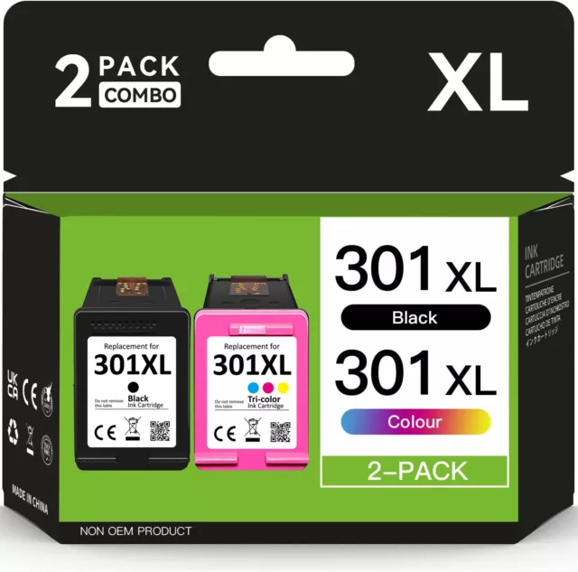 Für HP 301 XL Multipack Druckerpatronen OfficeJet 2620 4630 4632 2622 4634