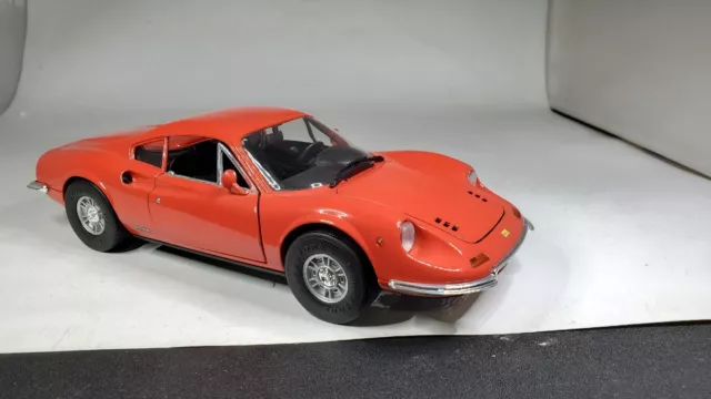 Anson 1:18 Scale Ferrari 246GT Metal Diecast Model Anson 1:18 Scale Ferrari 246GT Metal Diecast Model