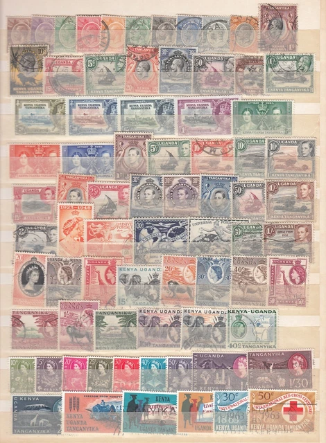 East-Africa-nice collection,many sets,most Used/Gestempeld-3 scans-C795