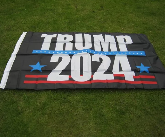 Bandiera Donald Trump 2024 nuova circa 150 cm x 90 cm nuova elezioni presidenziali USA