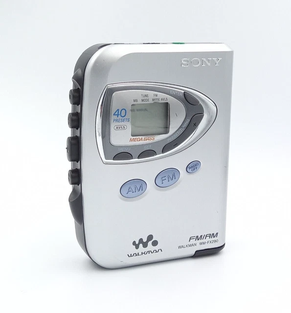 LECTEUR DE CASSETTES stéréo SONY WALKMAN WM-F202 vintage pour