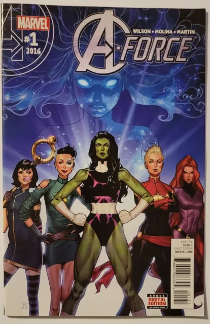 A-Force #1 SHE-HULK MARVEL 2016 1ST PRINTING🔥