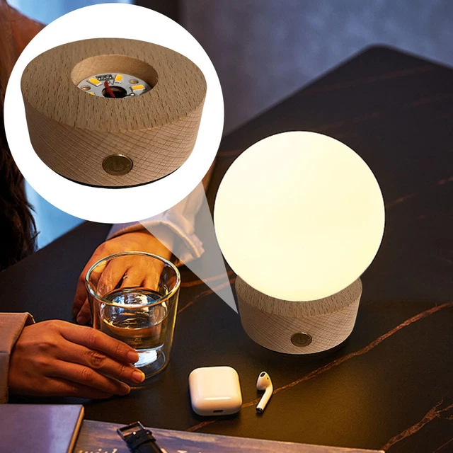 WOODEN LED LIGHT Display Base LED Wood Display Base Wooden Lighted