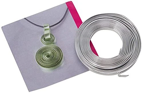 Efco 1 x 5 mm x 2 m de fil plat en aluminium anodisé - Argent
