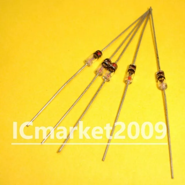 10 PCS 1N34A DO-7 1N34 60V 50 mA Point Contact Germanium Diodes