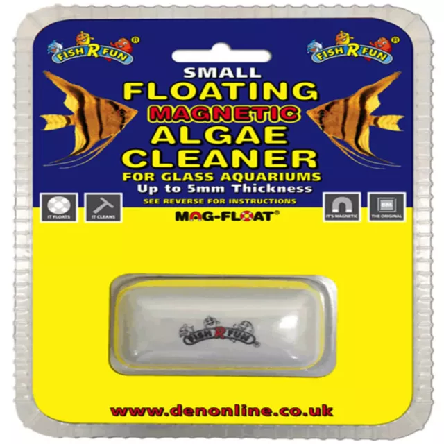 MAGNET GLASS CLEANERS - Mini, Small, Medium, Large Aqua Fish dm Algae Mag Float