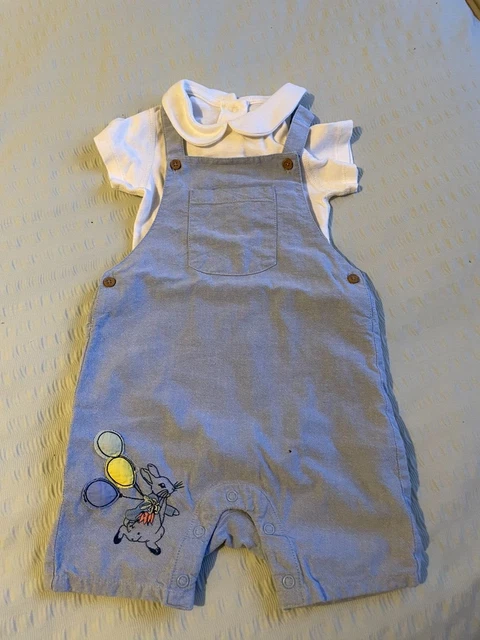 Marks & Spencer Baby Boys Dungarees Outfit Age 12-18 Months