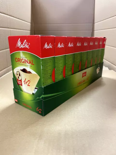 Melitta Filtertüten Naturbraun 9er Pack Kaffee 1x2 80 Stück 9x80 Stück SET NEU ✅