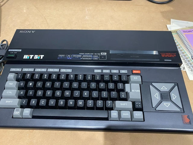 BOXED VINTAGE SONY HitBit MSX HB-75B Computer with games - PAL version ...