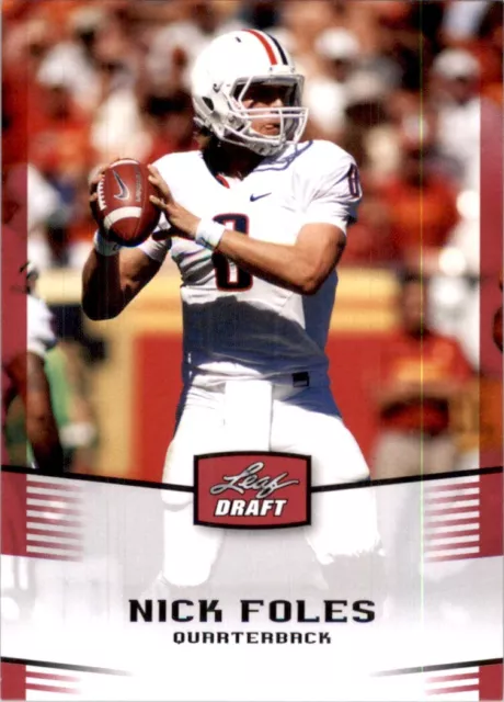 2012 Leaf Draft NICK FOLES RC Philadelphia Eagles #37