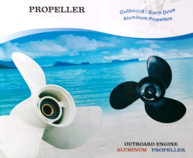 13 1/2x15-K Aluminum Outboard Propeller for Yamaha 50-130HP 6E5-45947-00-EL