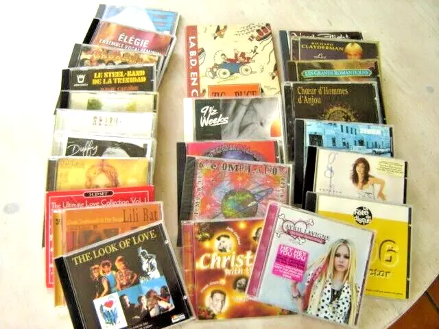 Lot de 27 CD / Albums ¤¤ Divers Styles à Découvrir !  ¤¤