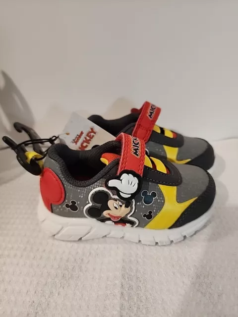 Disney Mickey Mouse Toddler Boys Athletic Shoes Size 5 NEW