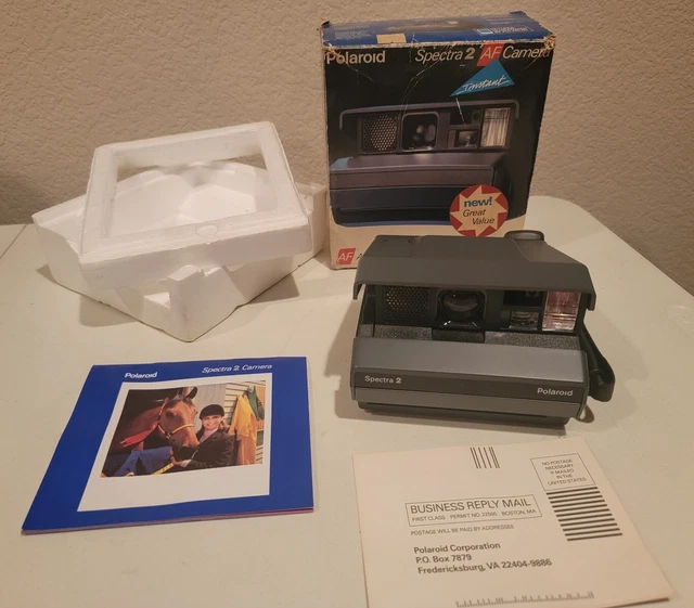 POLAROID SPECTRA 2 AF Camera Instant Original Box with Manual Tested ...