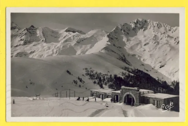 cpa FRANCE 31 - SUPERBAGNERES en 1941 La GARE du FUNICULAIRE Ski Luge Bobs Sport