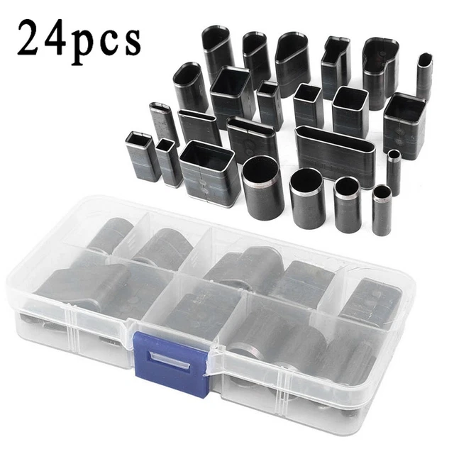 Fai da Te Punchers Attrezzo Cavo Cutter for Fatto Riparazione Cinture 24pcs