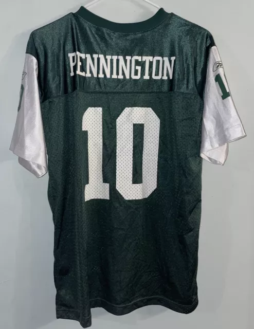 New York Jets CHAD PENNINGTON NFL Throwback  Reebok Jersey Youth Boys SZ XL