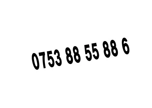 Numero Di Cellulare Vip Golden Easy Memorable Uk/Sim Platino (Rete Ee) B 66 2