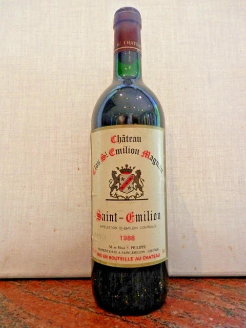 CHATEAU CLOS SAINT Emilion Magnan, St. Emilion 1988. EUR 1,00 - PicClick FR