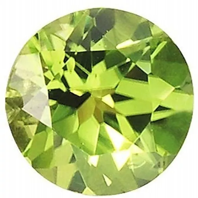 PERIDOT ROUND CUT 4mm ARIZONA GEM LIME GREEN GENUINE FACETED NATURAL LOOSE 1/2ct