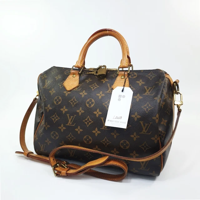 AUTHENTIQUE LOUIS VUITTON Speedy Bandoulière 30 monogrammes M40391 garantie LE208