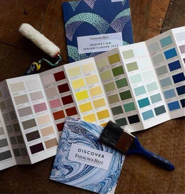 FARROW AND BALL Ready Painted Sample Cards All Colours, A4/A5 High