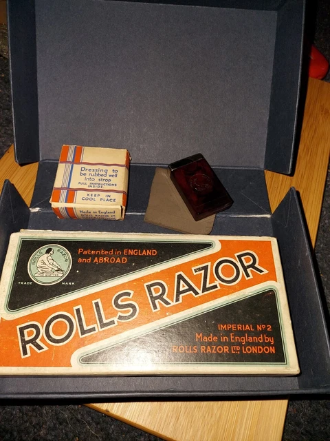 ROLLS RAZOR IMPERIAL No2 In Original Box With Accessories Dated 1927 £ ...