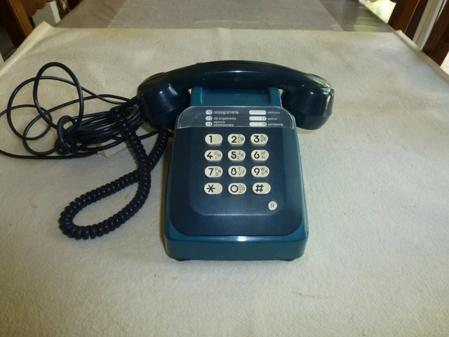 Téléphone vintage Socotel à touches S63 années 80