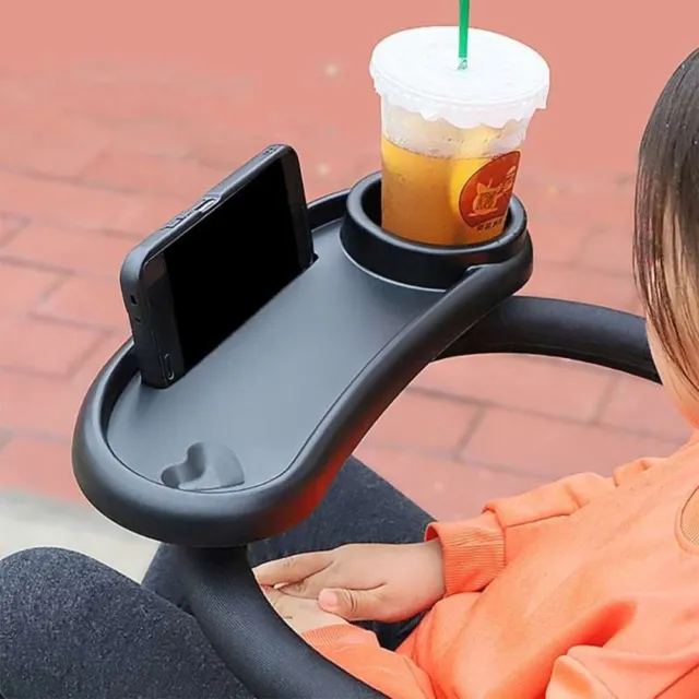 Cup Holder Stroller Accessory Cart Pram Snack Tray Baby Stroller Dinner Table