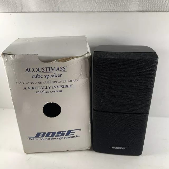 Bose Lifestyle Acoustimass Surround Sound Cube Speaker Black (Boxdamaged)