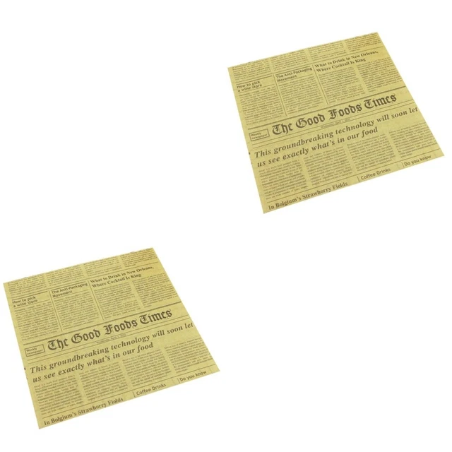 100 pz cottura pergamena carta monouso cottura carta panini imballaggio foglio