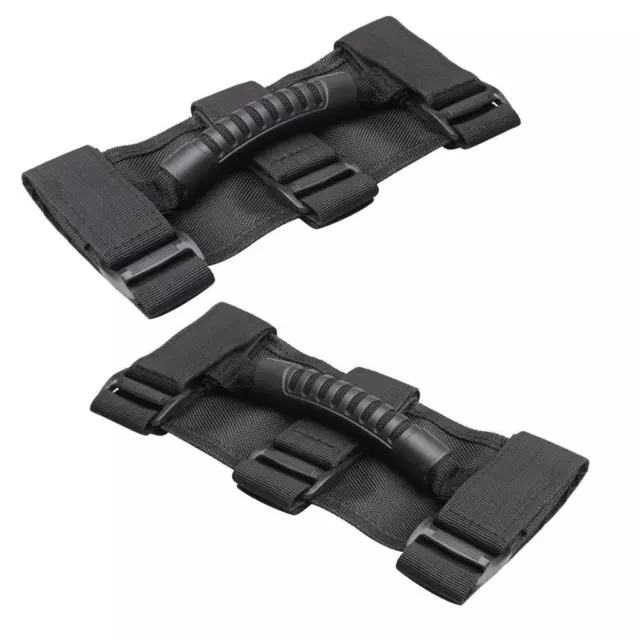 2Pieces Roll Bar Grab Handles Hand Holder for TJ YJ