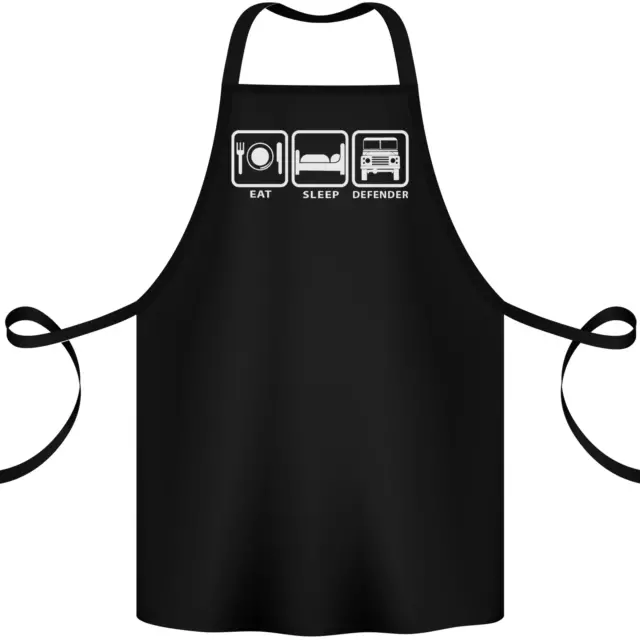 Eat Sleep 4X4 Off Road Roading Car Cotton Apron 100% Organic