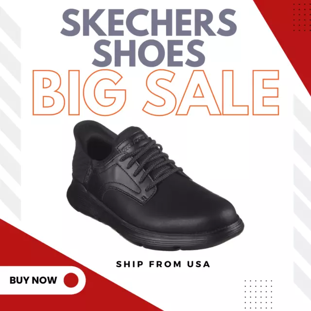 BIG SALE!! Skechers Men's Shoes Slip-ins Garza- Gervin, MEDIUM, AUTHENTIC