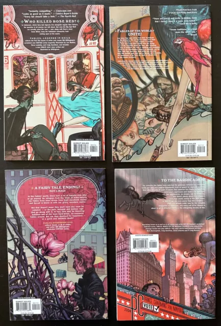 Lot of 13 Fables TPB Vols. 1 2 3 4 5 6 7 8 9 10 11 12 & 1001 Nights Snowfall HC 3