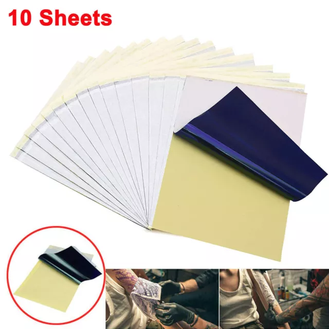 Tattoo Transfer Paper Stencil Carbon Thermal Tracing Hectograph Supplies Sheets