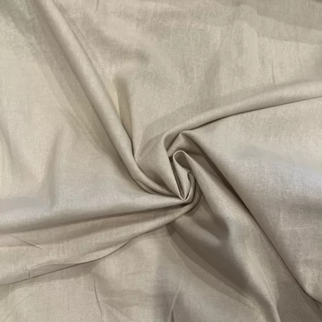 Natural Color Linen fabric 56” Wide By The Yard