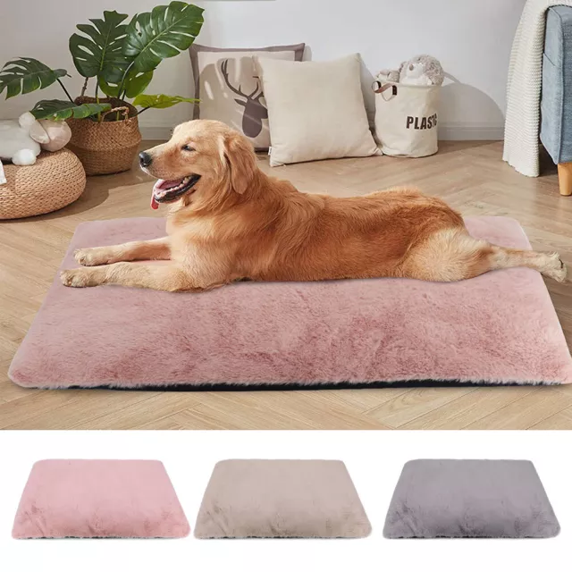 Lit pour Chien Chat Peluche Corbeille Couchage Coussin Douillet Tapis Panier Nid