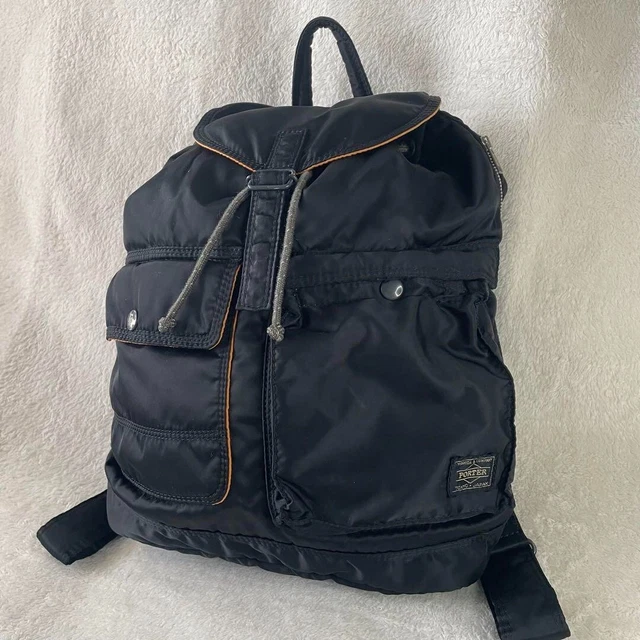 Yoshida bag PORTER Tanker Backpack Black From Japan Casual Nylon Used F/S