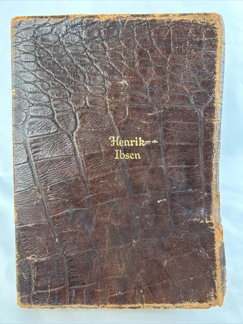 The Works of Henrik Ibsen One Volume Edition - Walter J. Black 1928 - Leather