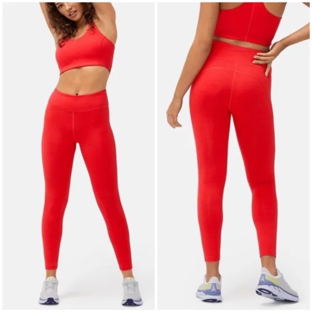 NWT OUTDOOR VOICES Techsweat 7/8 Flex Leggings Women's Red Size X Large XL  $48.75 - PicClick