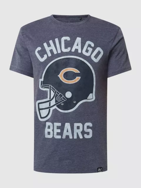 NFL Chicago Bears T-Shirt Cotton Short Sleeves Crew Neck Football Team Logo Tee