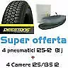 4 Pneumatici Gomme 125 -12C 62J 4PR x FIAT 500 EPOCA 125 12C DEESTONE+CAMERE